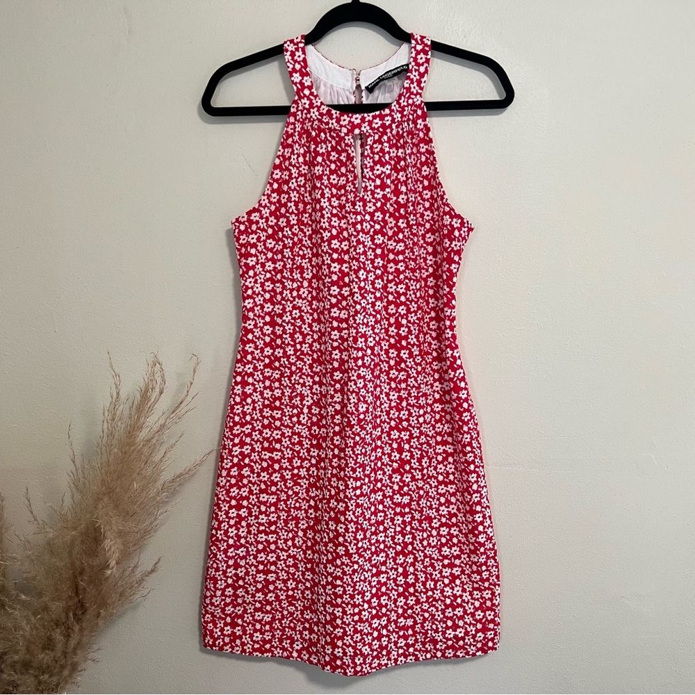 Karl Lagerfeld Floral Eyelet Sleeveless Dress